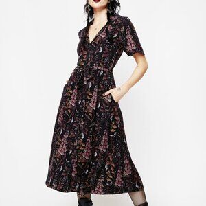 Disturbia Foxglove shirtdress, US 4/SMALL